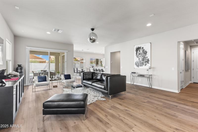 Open Living with Pool Views