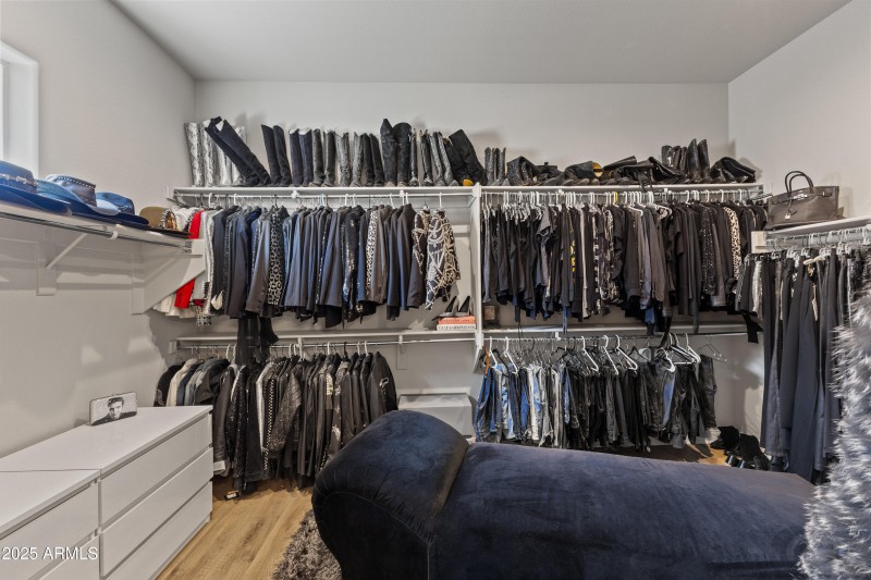 Expansive Walk-In Closet
