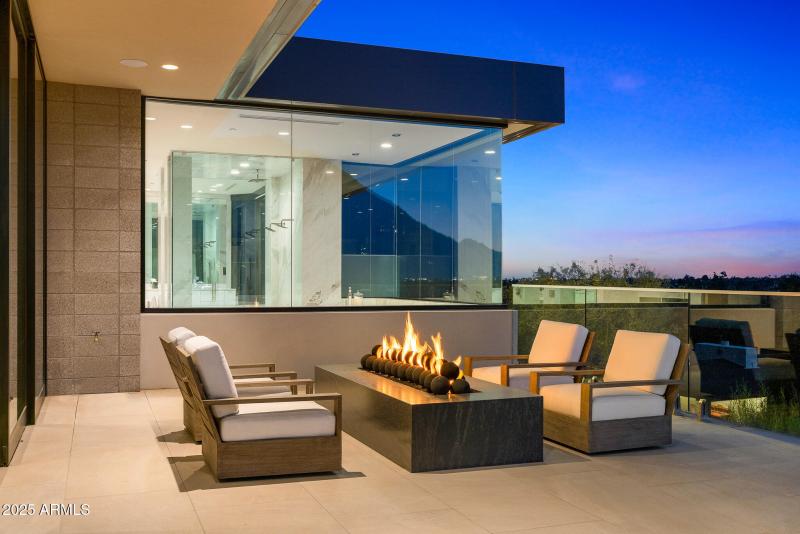 77-backyard fireplace