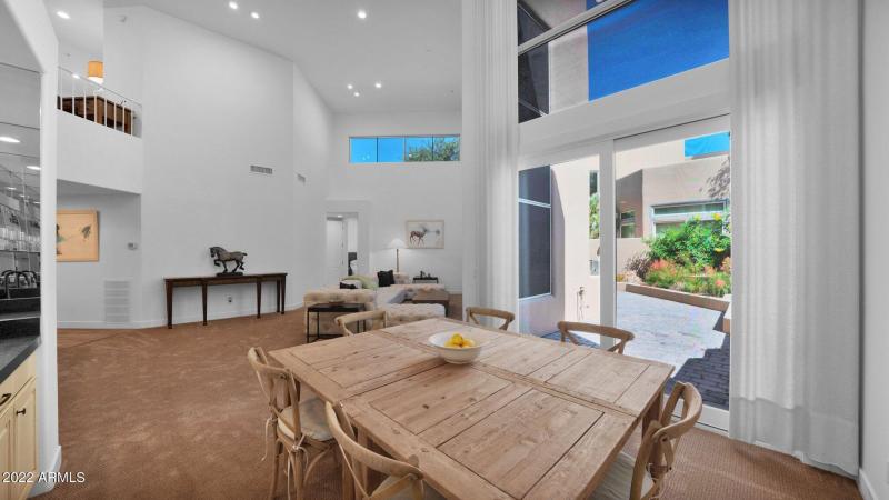 Formal dining to living