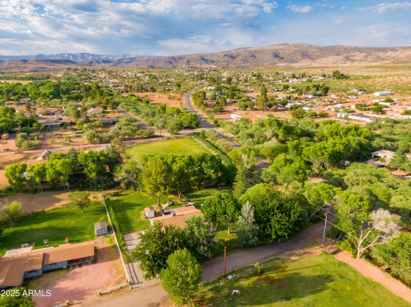 Surrounded by mature trees