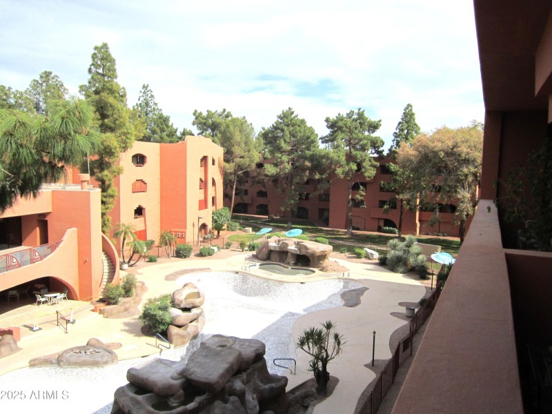 VIEW MAIN POOL & CLUBHOUSE FROM ABOVE