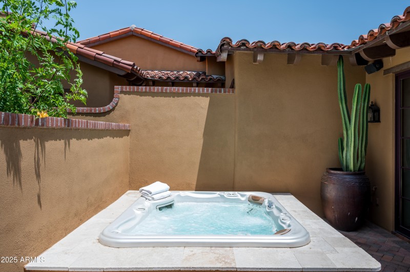 Spa at Primary Bedroom Patio