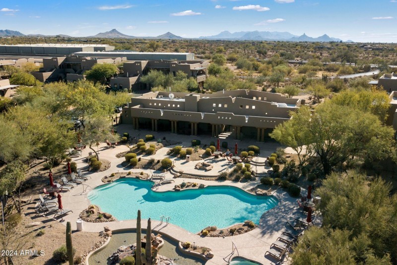 Enormous community pool and clubhouse