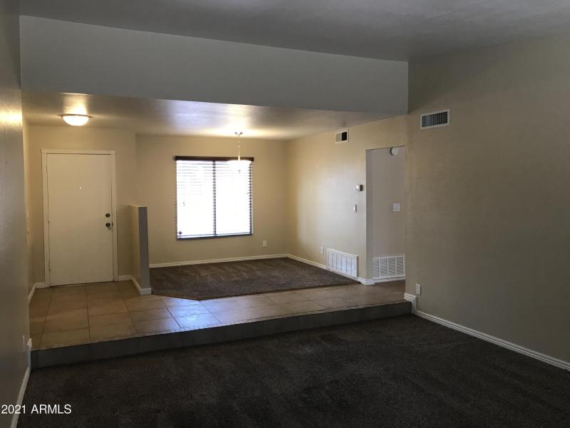 Dining area from living room