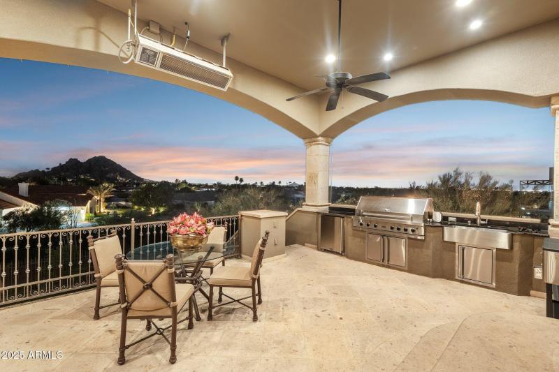 Patio Kitchen with Views of Camelback