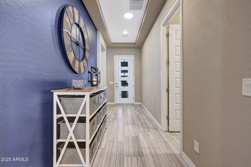 Hallway View to Front Door