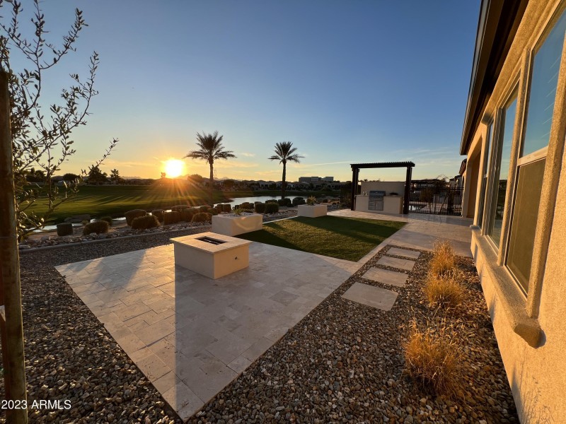 Backyard Sunset