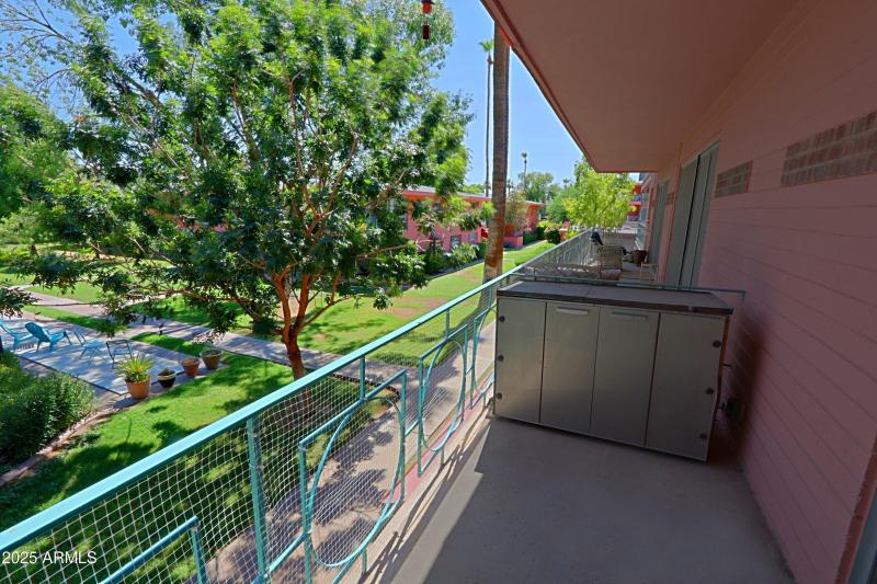 Covered balcony