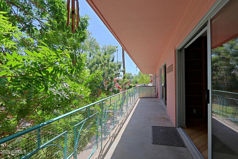 Huge balcony