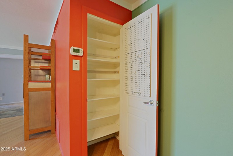 Organized closet