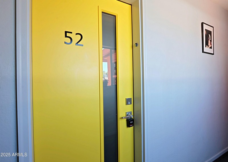 Bright front door
