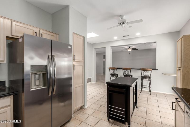 Kitchen with upgraded appliances