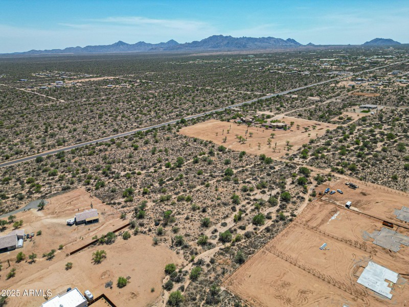 New custom homes being built to the nort