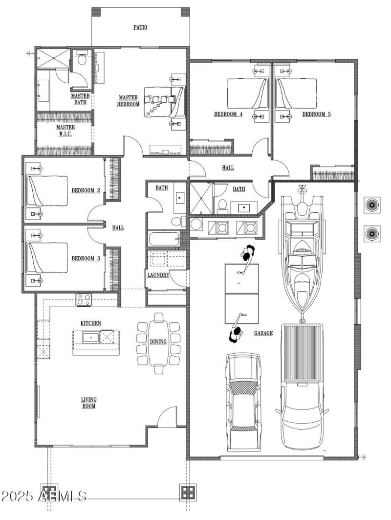 5 bed option