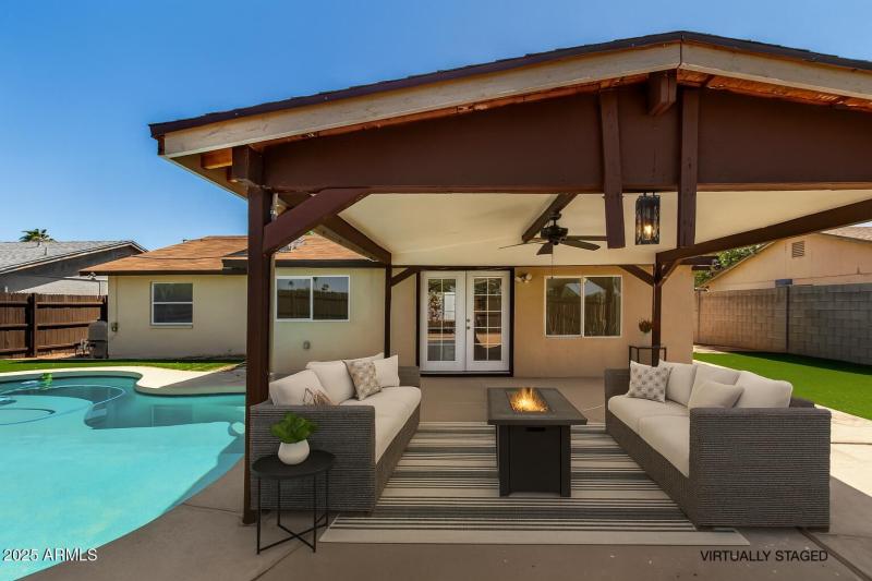 Virt Staged W Camino Aceq - Pool:patio