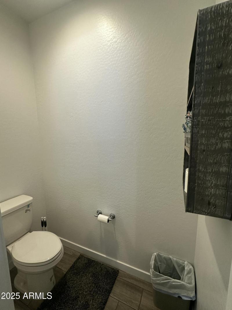 Primary bathroom toilet