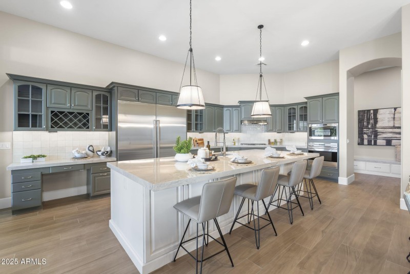 gourmet kitchen