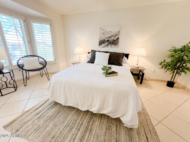 Primary Room for King and Seating