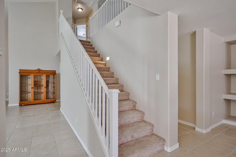 Stairs from Family room