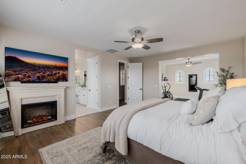 master bedroom with sitting room