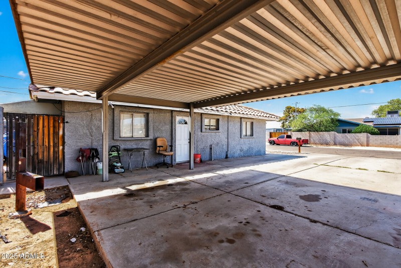 covered parking