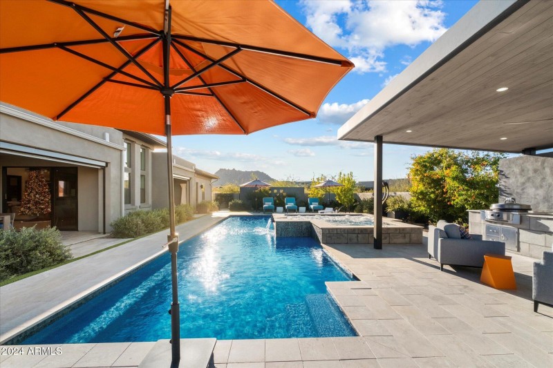 Lap Area of the Pool