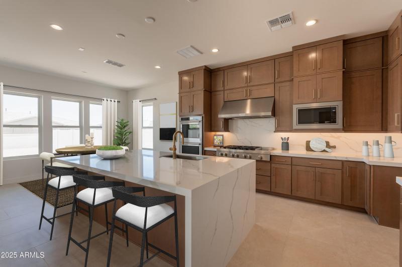 Virtually Staged Kitchen