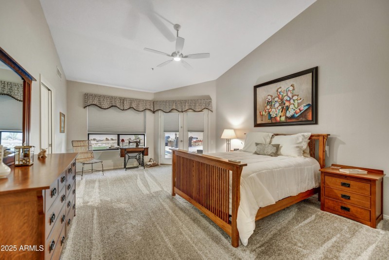 Primary Bedroom,French Door to Backyard