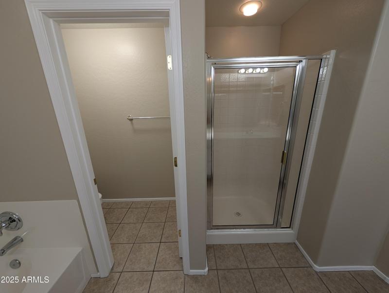Master Shower-Private Toilet Room