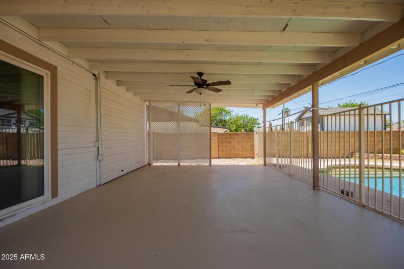 Covered Patio Entertainment