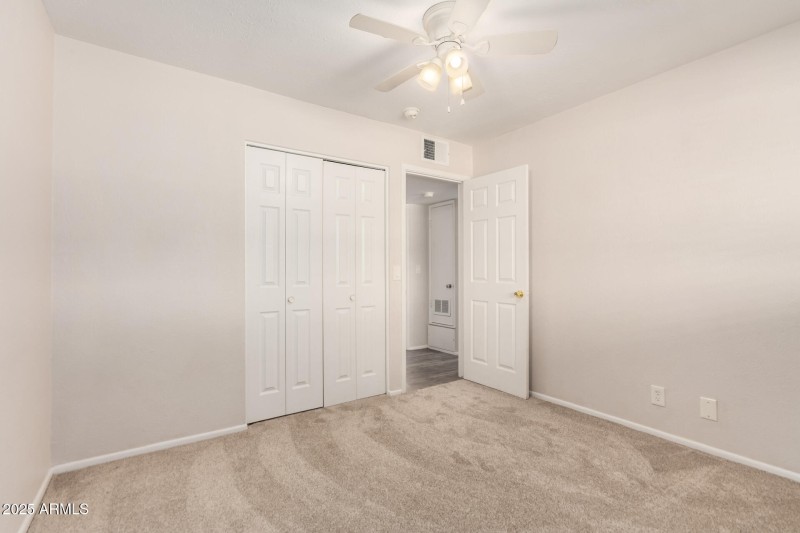 Bedroom With Closet Doors