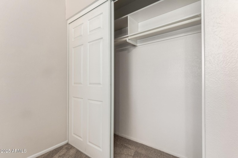 Spacious Closet Storage