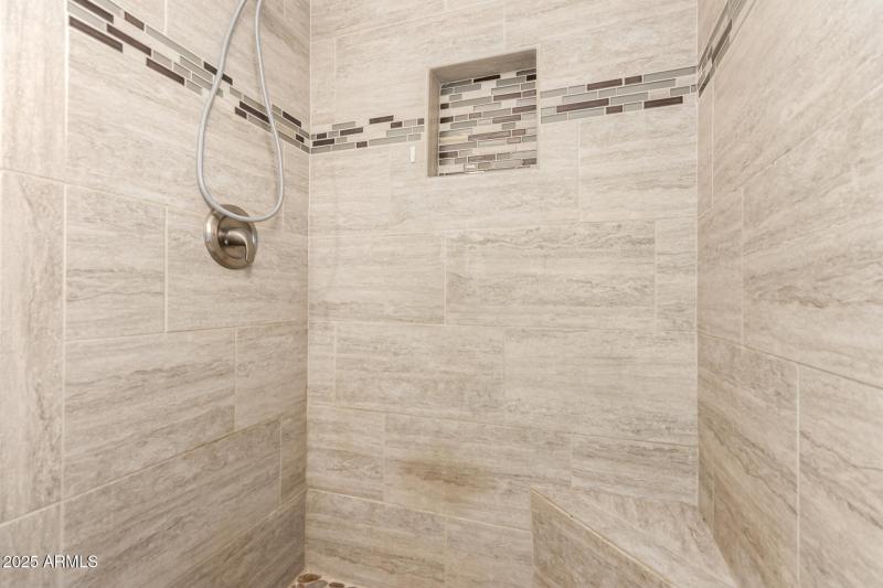Tiled Walk-In Shower