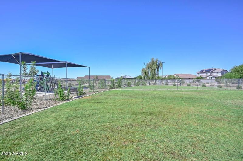 Fenced Dog Park Area