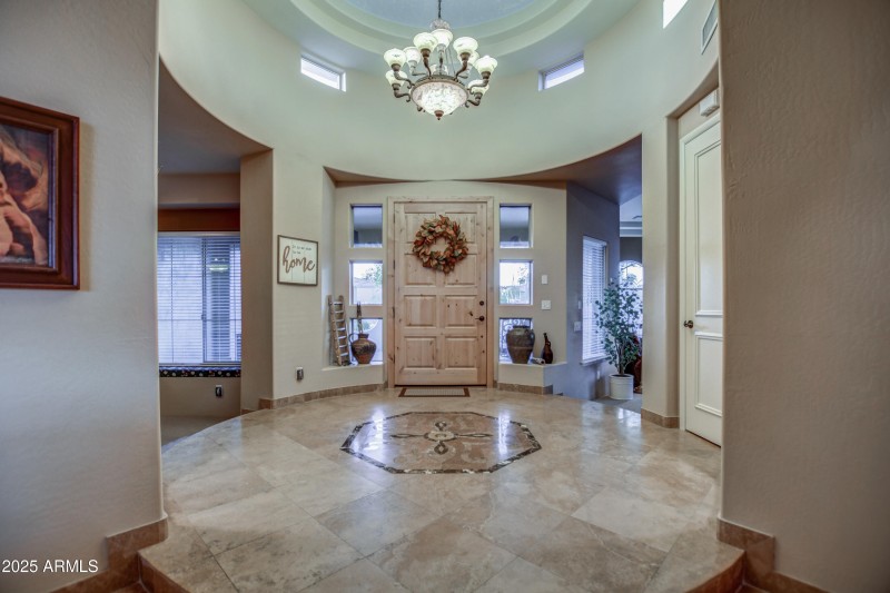 Turreted entry