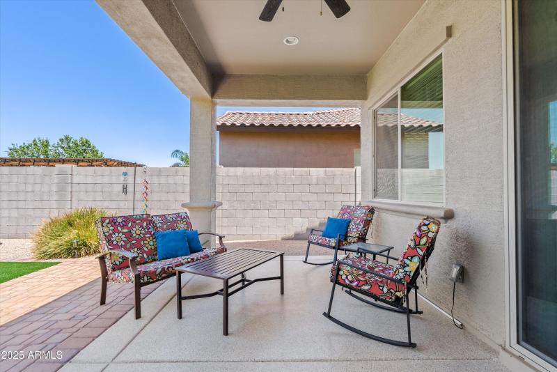 Covered patio