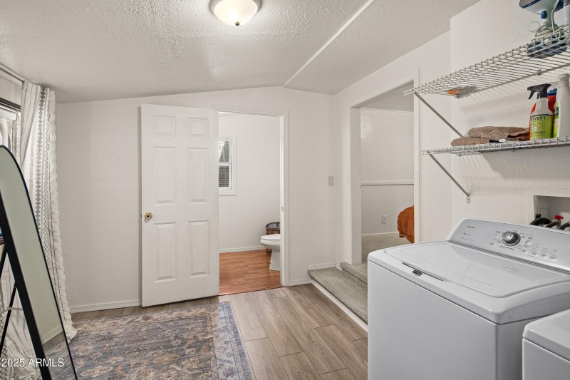 Laundry Area and Bath