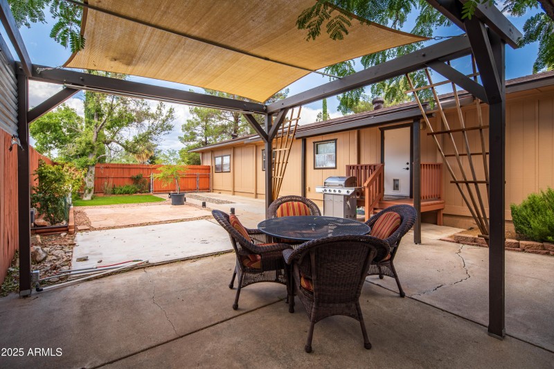 Shaded Patio