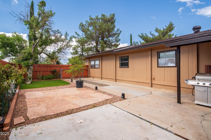 Backyard BBQ Area