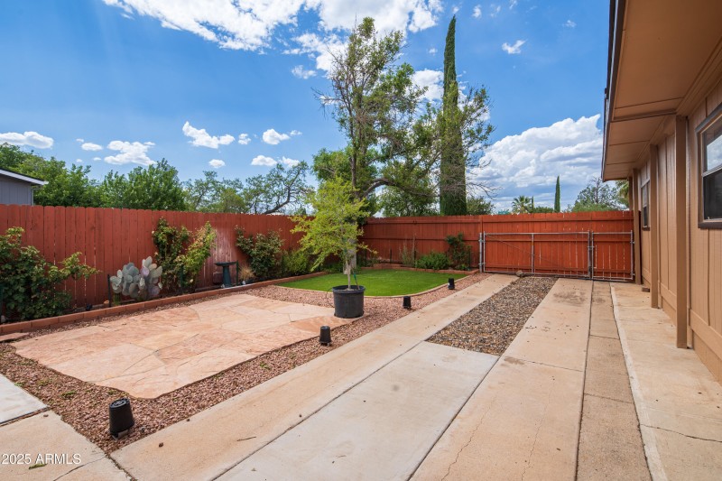 All Fenced Backyard
