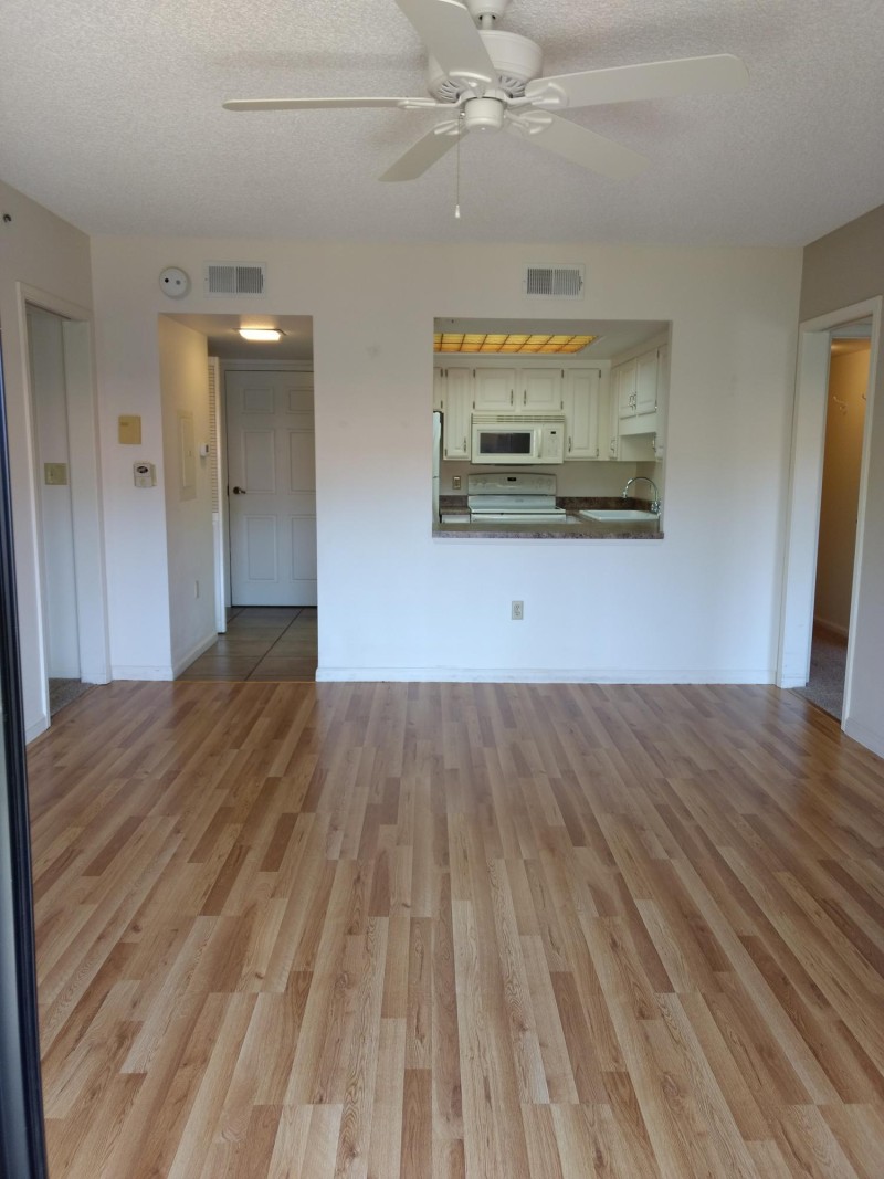 Living room to kitchen