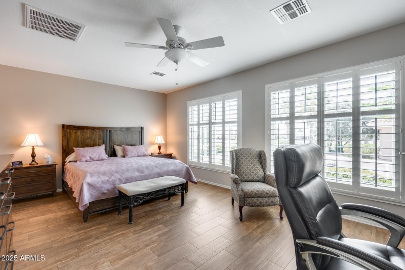 Large master suite