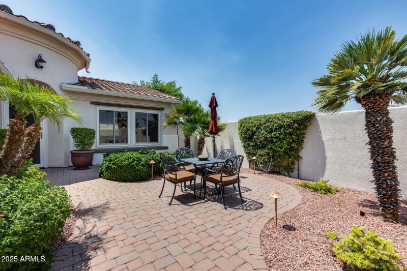Private courtyard