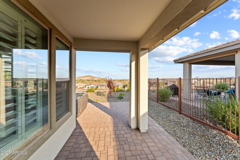 Covered patio