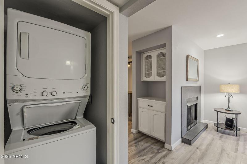 Washer and Dryer Inside