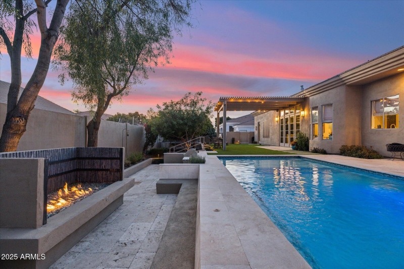 Backyard Twilight