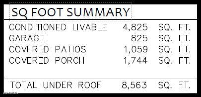 Mountain cove sq footage