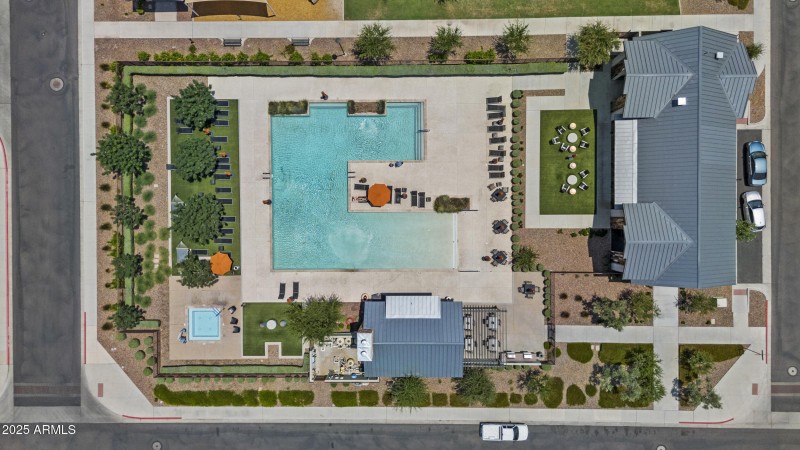 Community Pool Arial