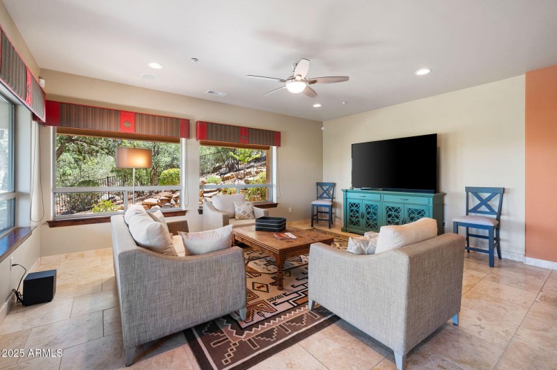 Family Room on Lower Level